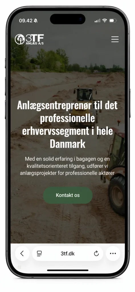 hjemmeside til håndværkere
