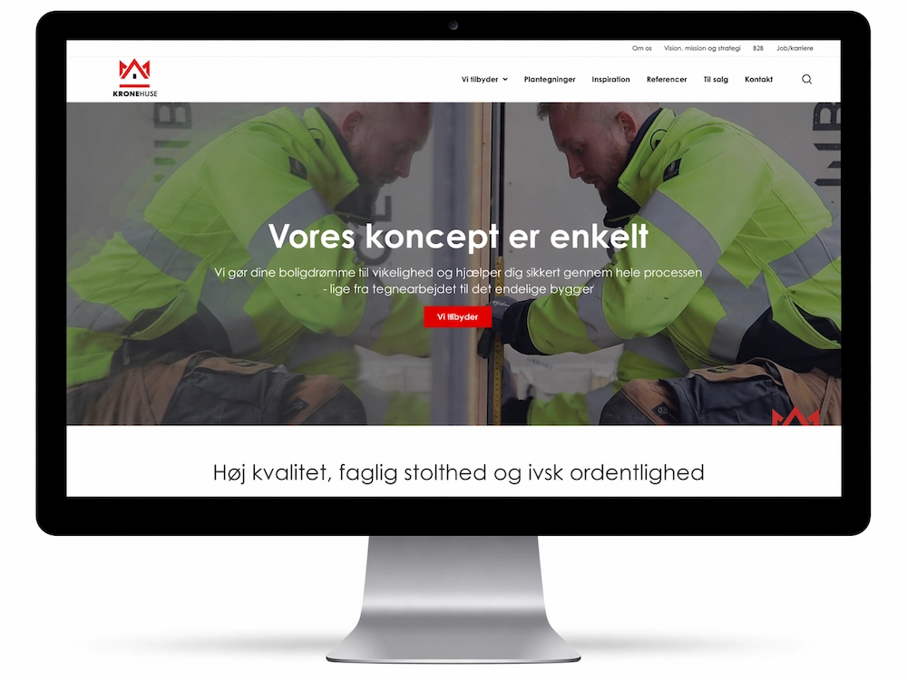 hjemmeside for håndværkere